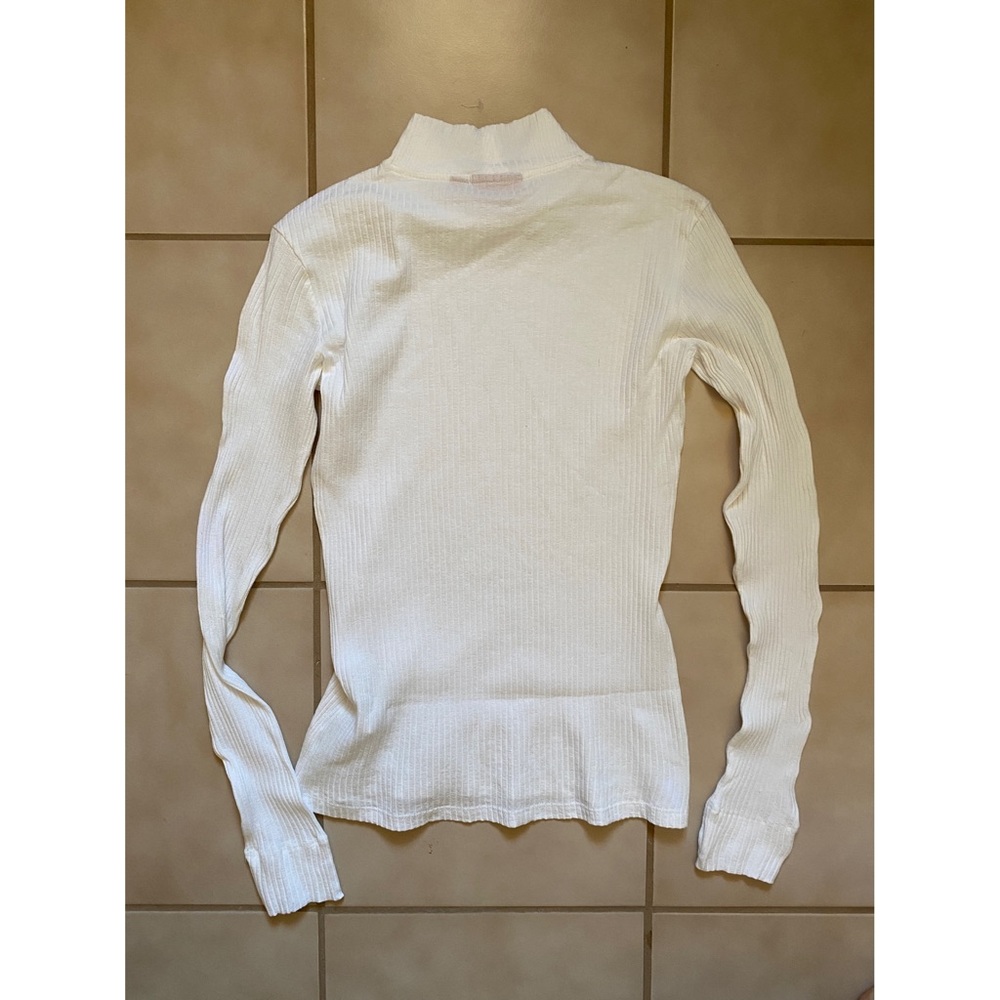 Hugo Boss Ribbed Mock Neck Top - Picture 2 of 4